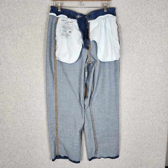 Banana Republic High Rise Straight Fit Relaxed Jeans Size 31/12 EUC - Picture 9 of 13